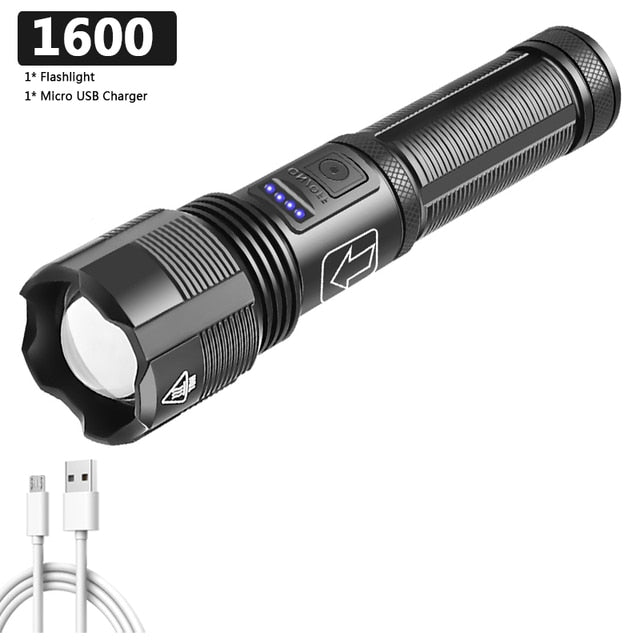 High-Quality XHP70.2 Tactical Hunting Led Flashlight